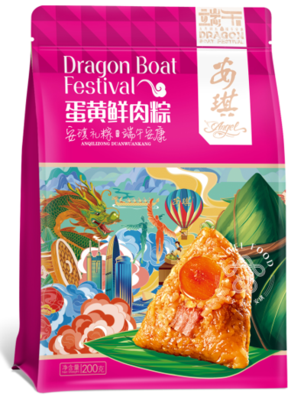 安琪粽子_蛋黄鲜肉粽