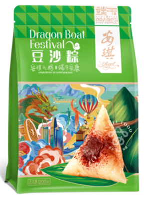 安琪粽子_豆沙粽
